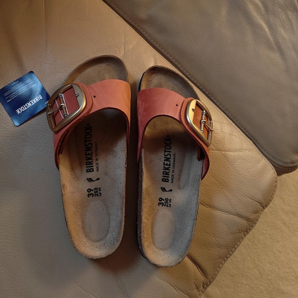 Birkenstock Madrid Mars Red (39, Width : Medium/Narrow )